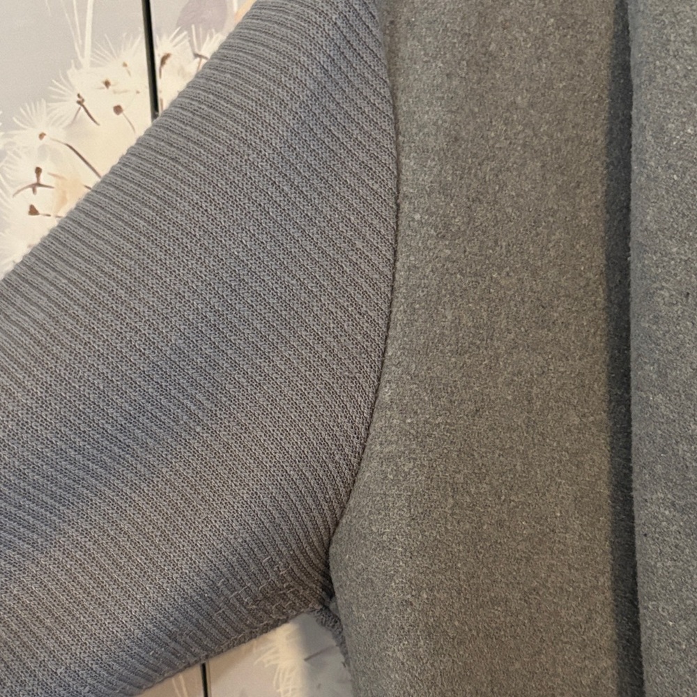 Gray Draped Open Cardigan - Picture 3 of 5